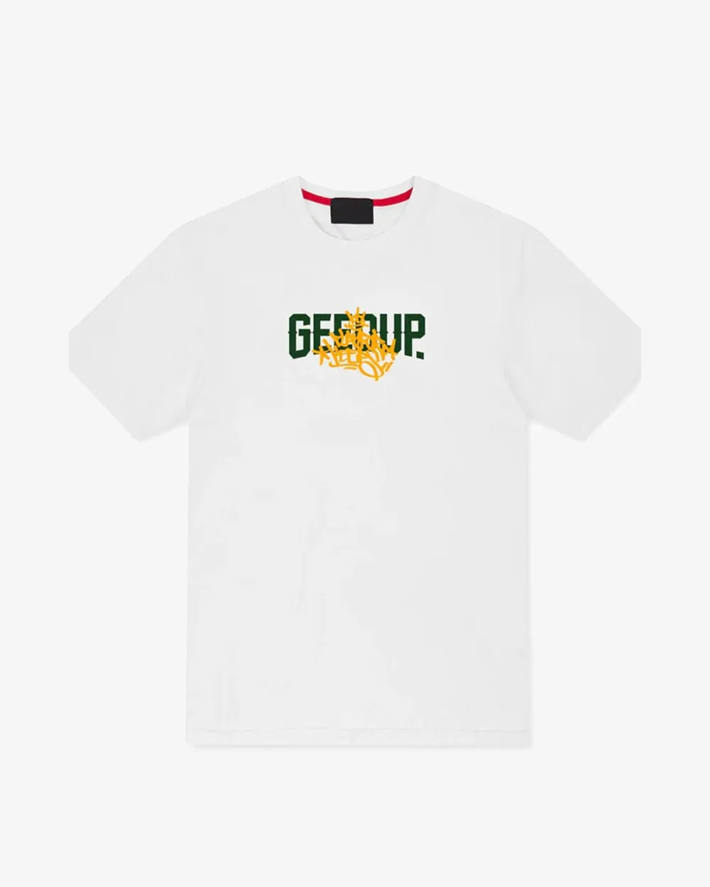 GEEDUP PFK GRAPH TEE WHITE GREEN (NEW)