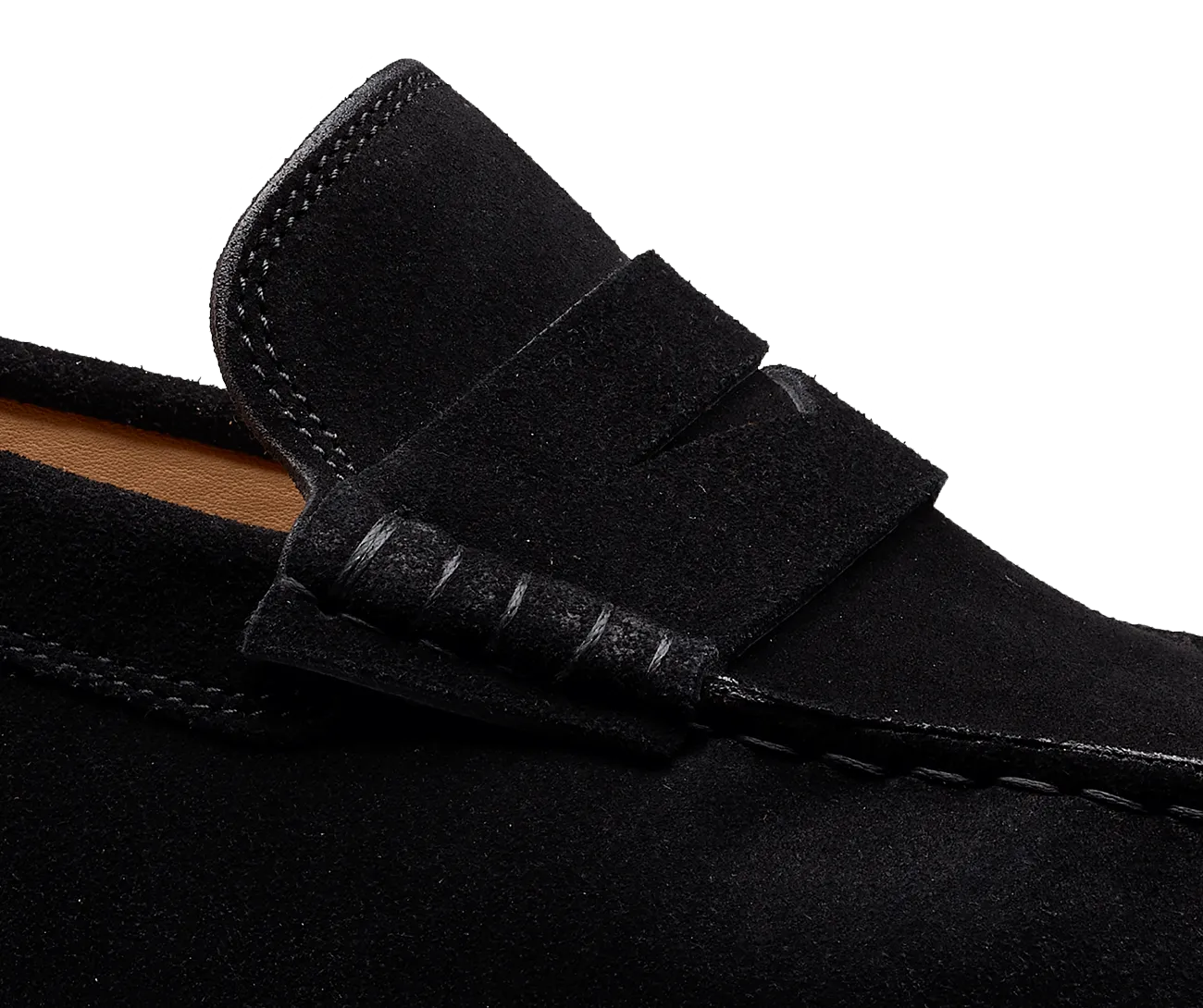 Genoa Black Calf Suede