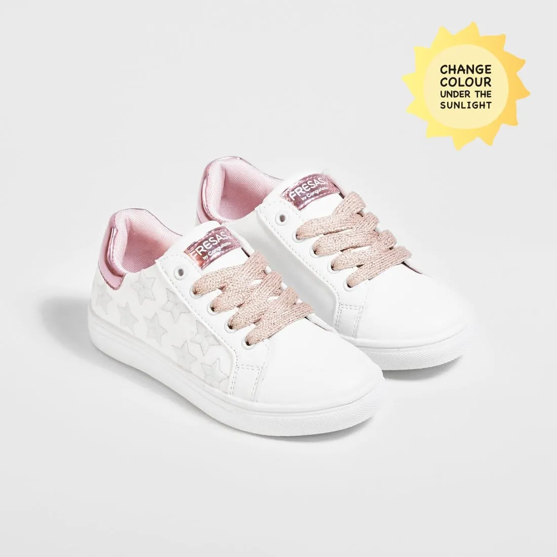 Girl's Solar Stars Colour Changing Sneakers