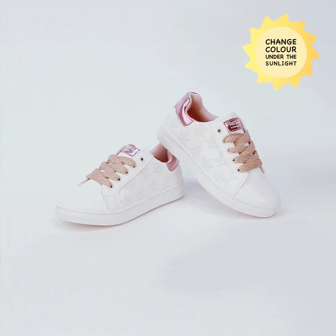 Girl's Solar Stars Colour Changing Sneakers