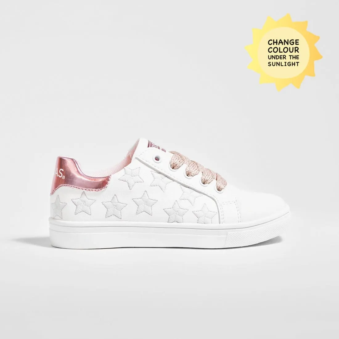 Girl's Solar Stars Colour Changing Sneakers