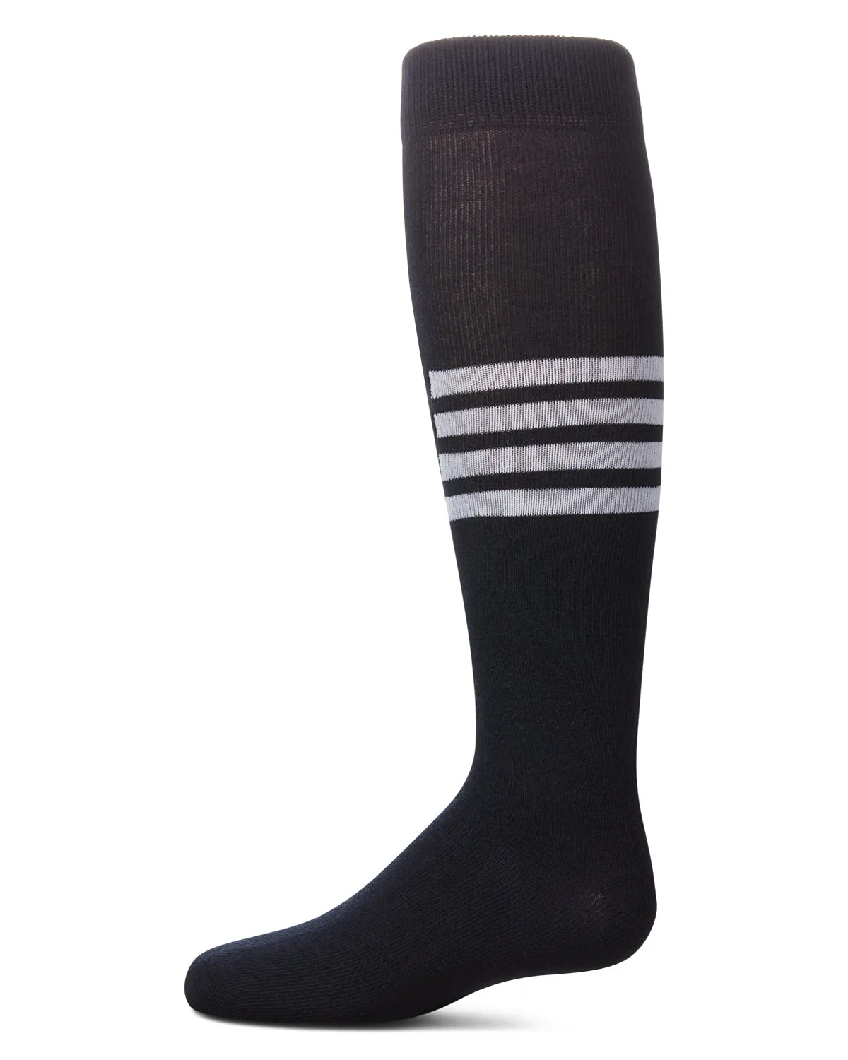 Girls' Triple Half Stripe Knee High Socks