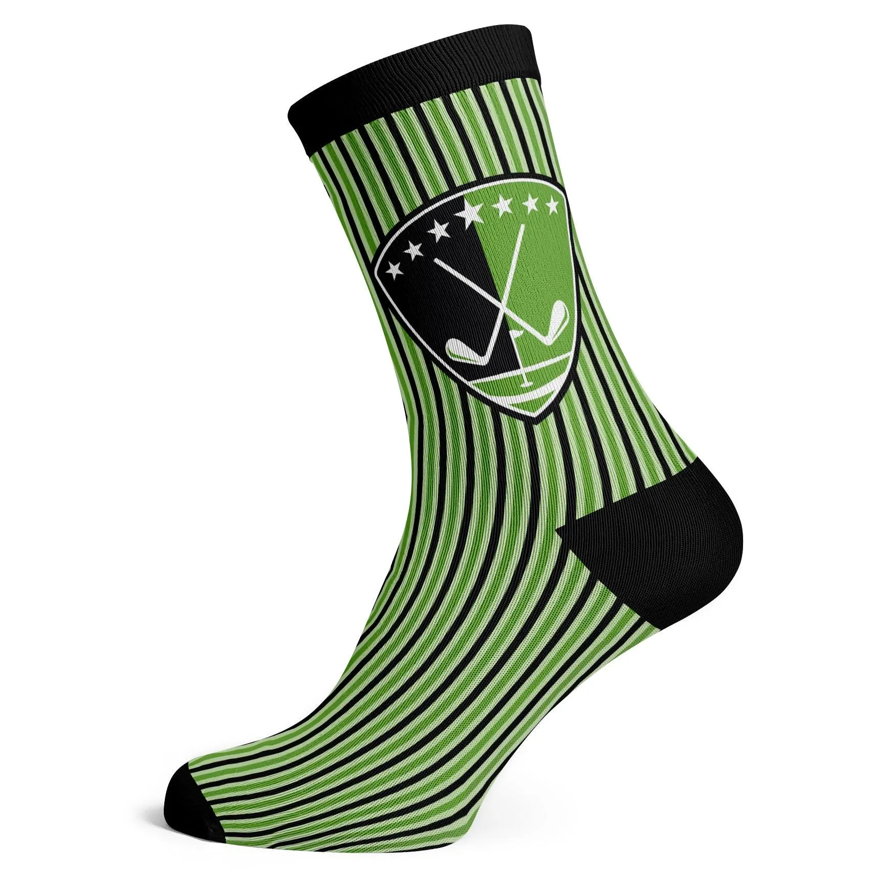 Golf Badge Stripes Socks