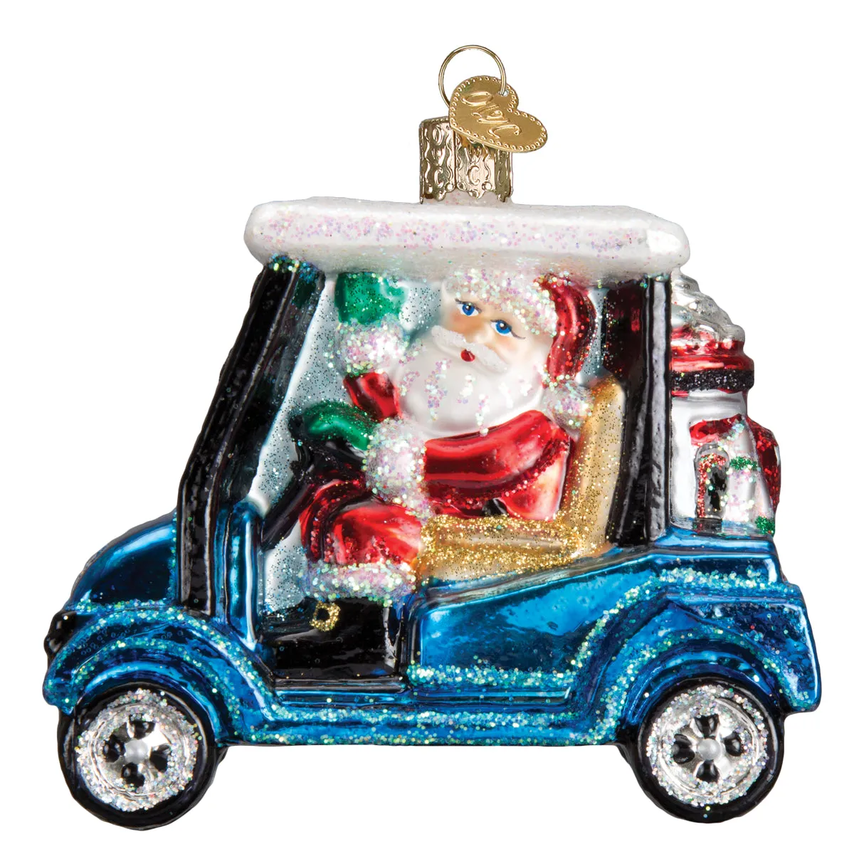 Golf Cart Santa