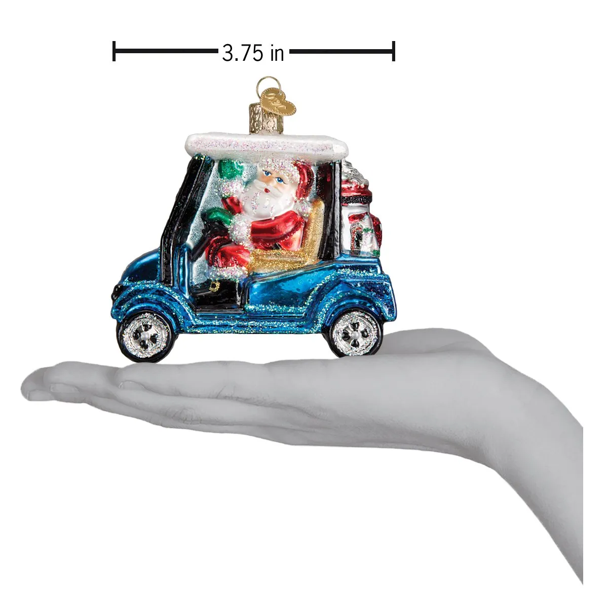 Golf Cart Santa