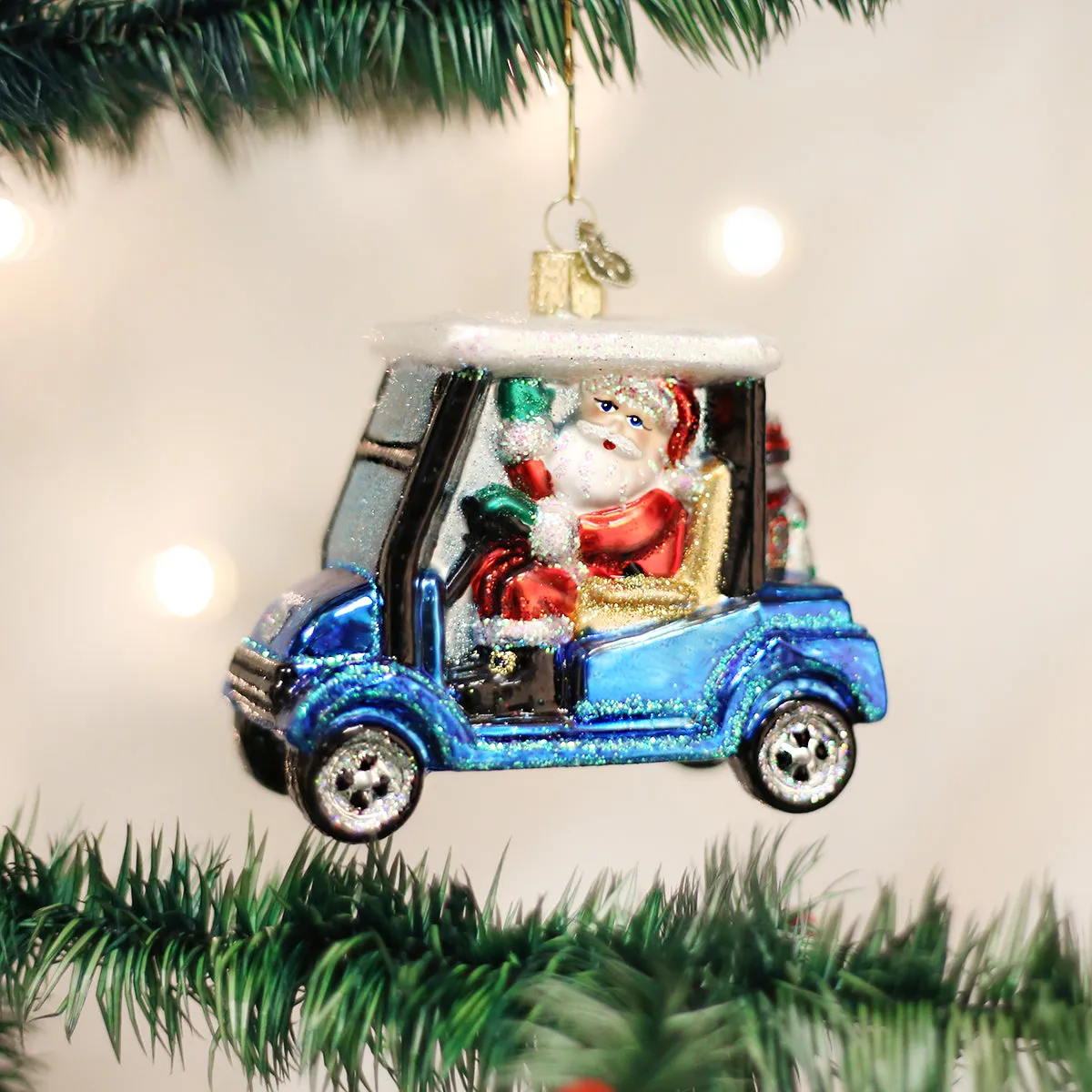 Golf Cart Santa