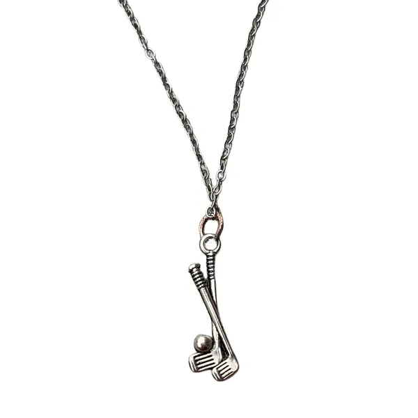 Golf Clubs Necklace