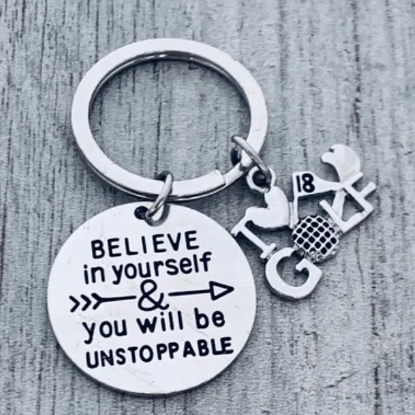 Golf Keychain - Believe in Yourself