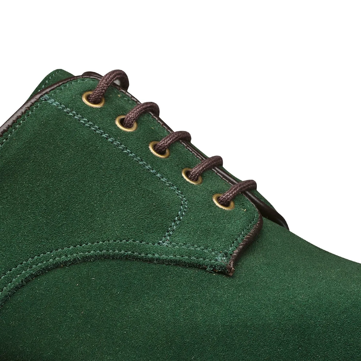 Grasmere Bottle Green Suede