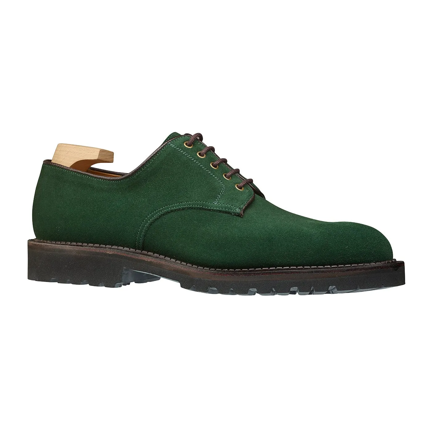 Grasmere Bottle Green Suede