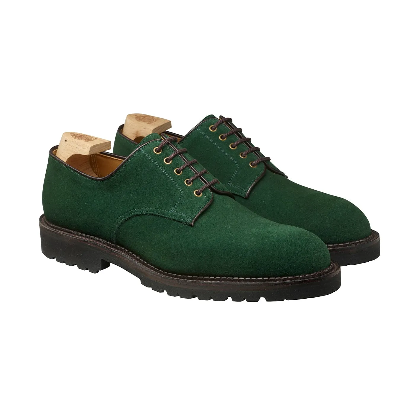 Grasmere Bottle Green Suede