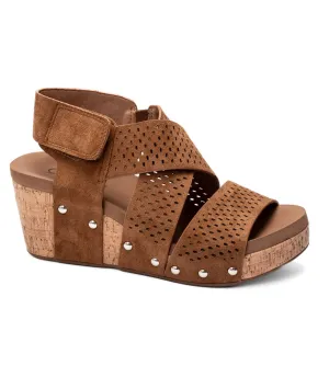 Guilty Pleasure in Tobacco Faux Suede by Corkys