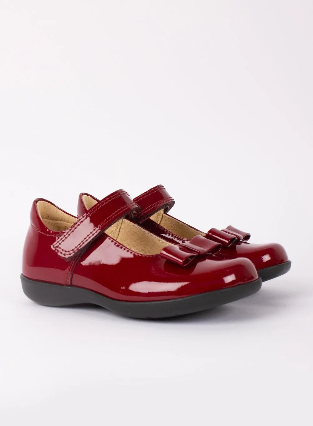 Hampton Classics Elsa Shoes in Burgundy Patent