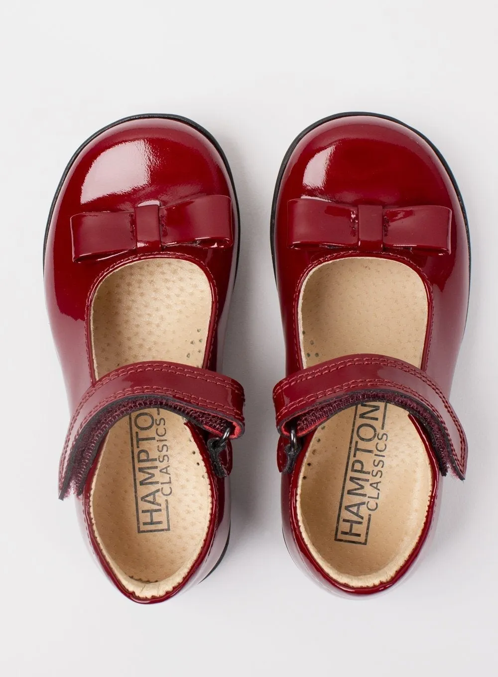 Hampton Classics Elsa Shoes in Burgundy Patent