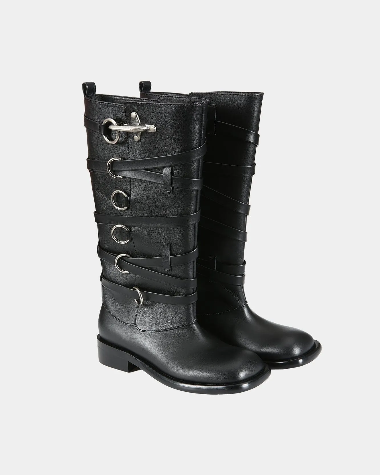 HARNESS BOOTS aaa388w(BLACK)