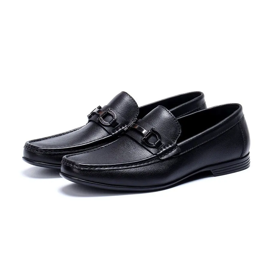 Hazel Luxe Slip-on Leather Loafers