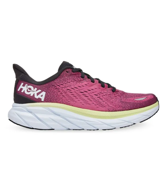 HOKA ONE Women's Clifton 8 - Blue Graphite/Ibis Rose