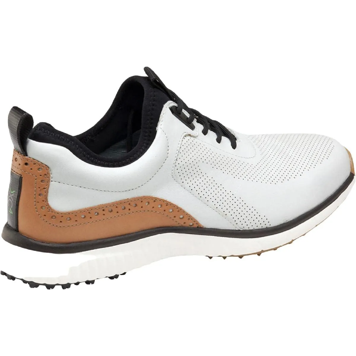 Johnston & Murphy Men's XC4 H1-Luxe Size 9.5 White/Navy Hybrid Golf Shoes