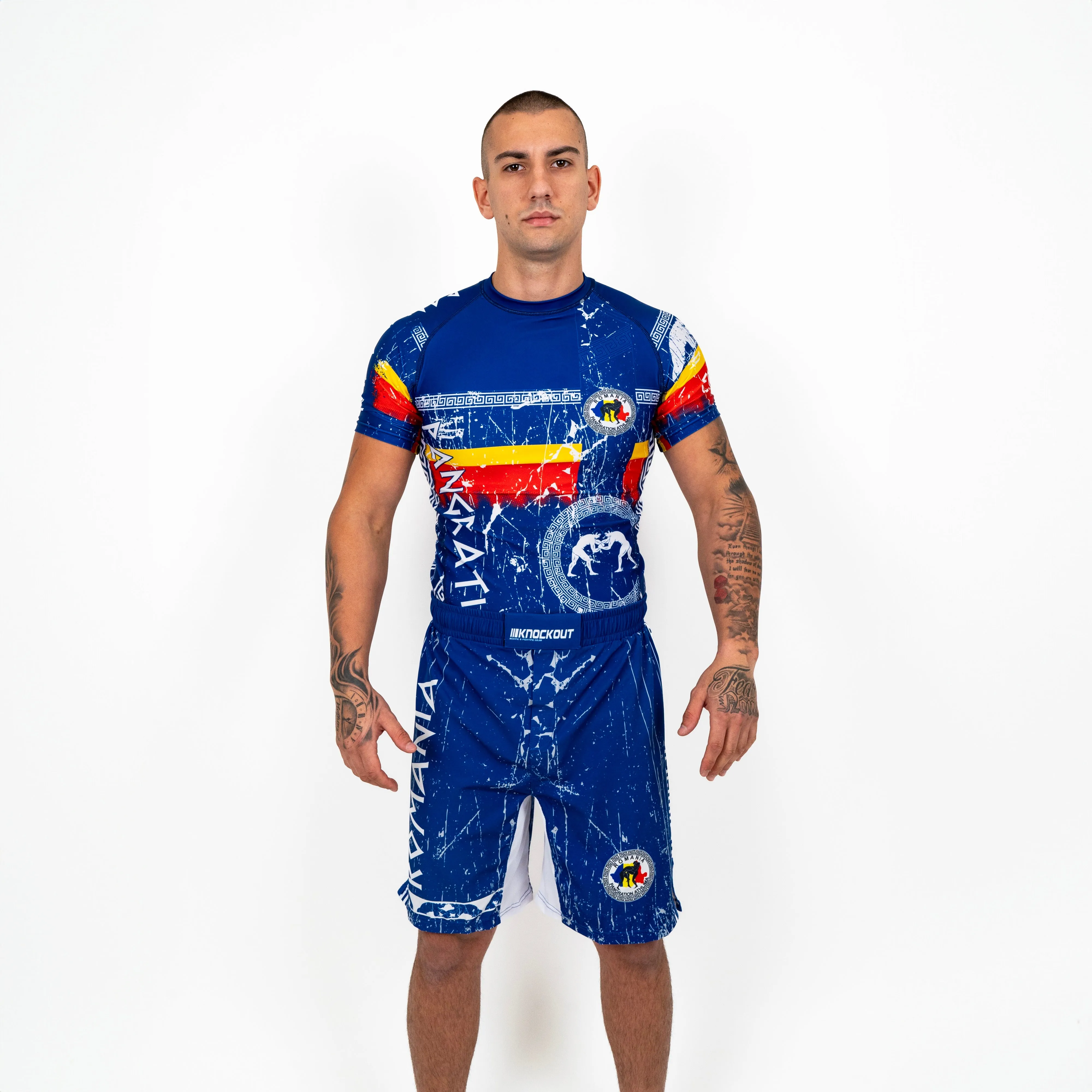 Knockout Pangration Rashguard- Short Sleeve