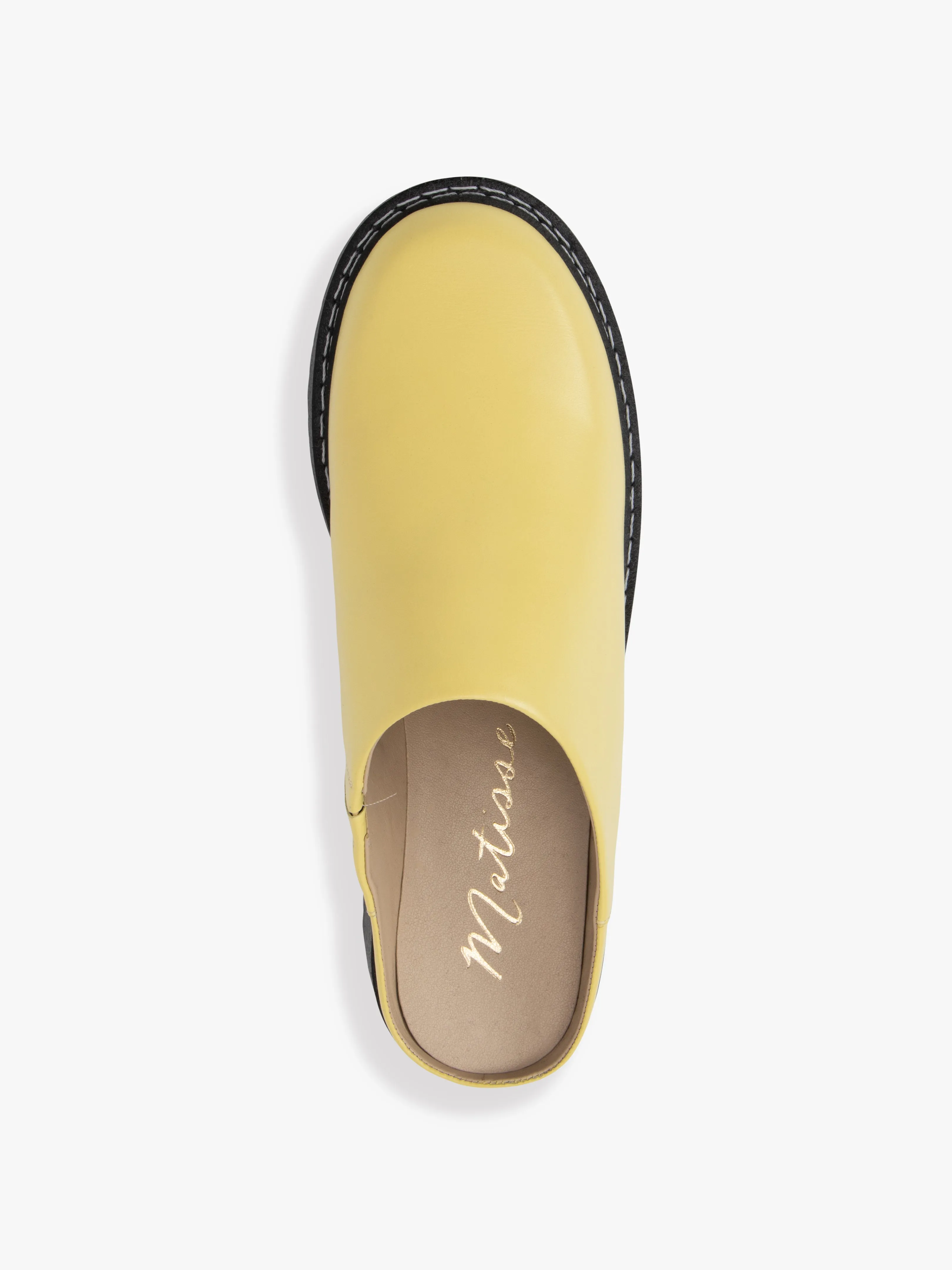 Lena Chunky Mule - Yellow