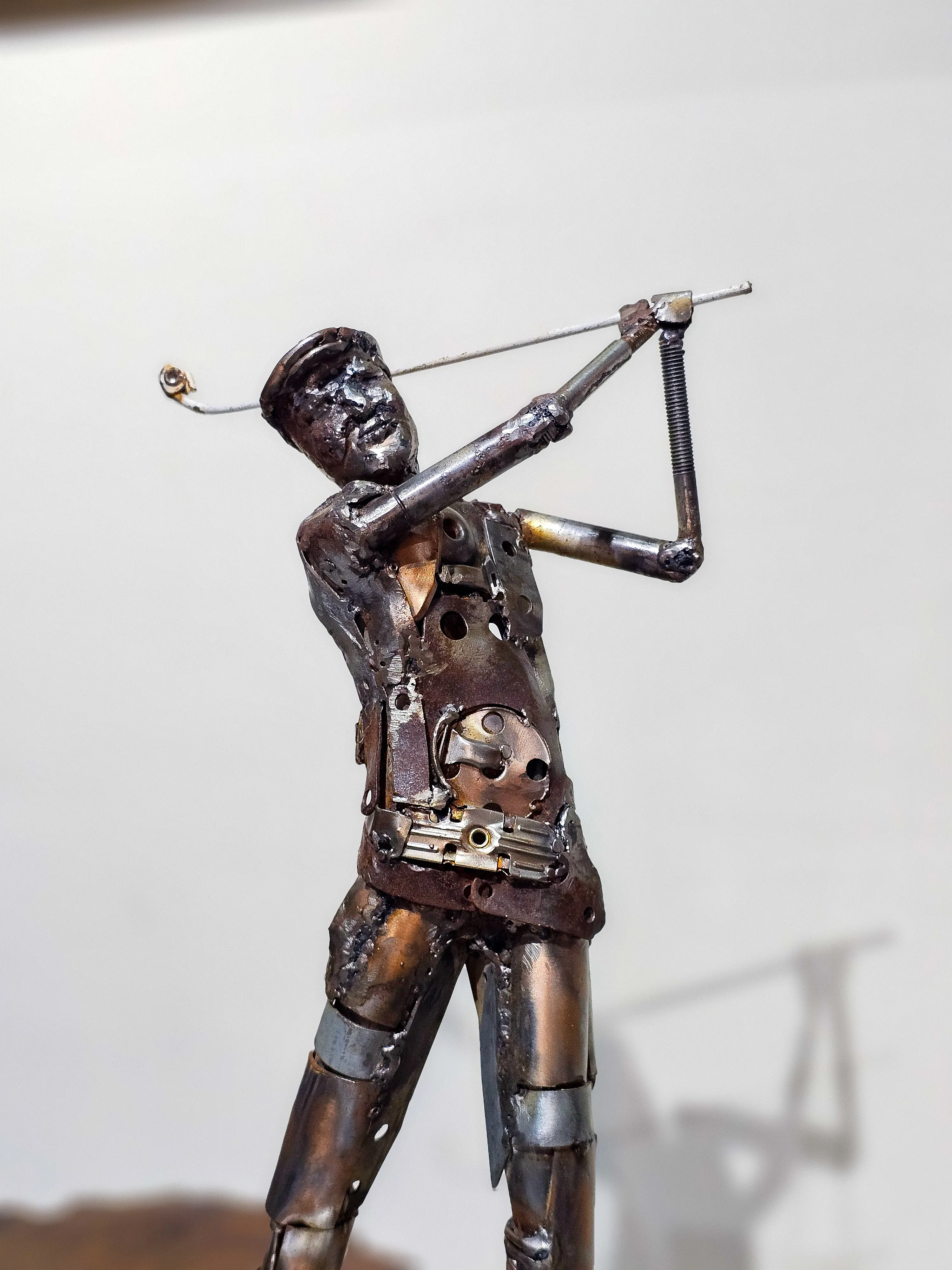 Male Pro Golfer-Metal Sculpture by Nwoga x GBLagos