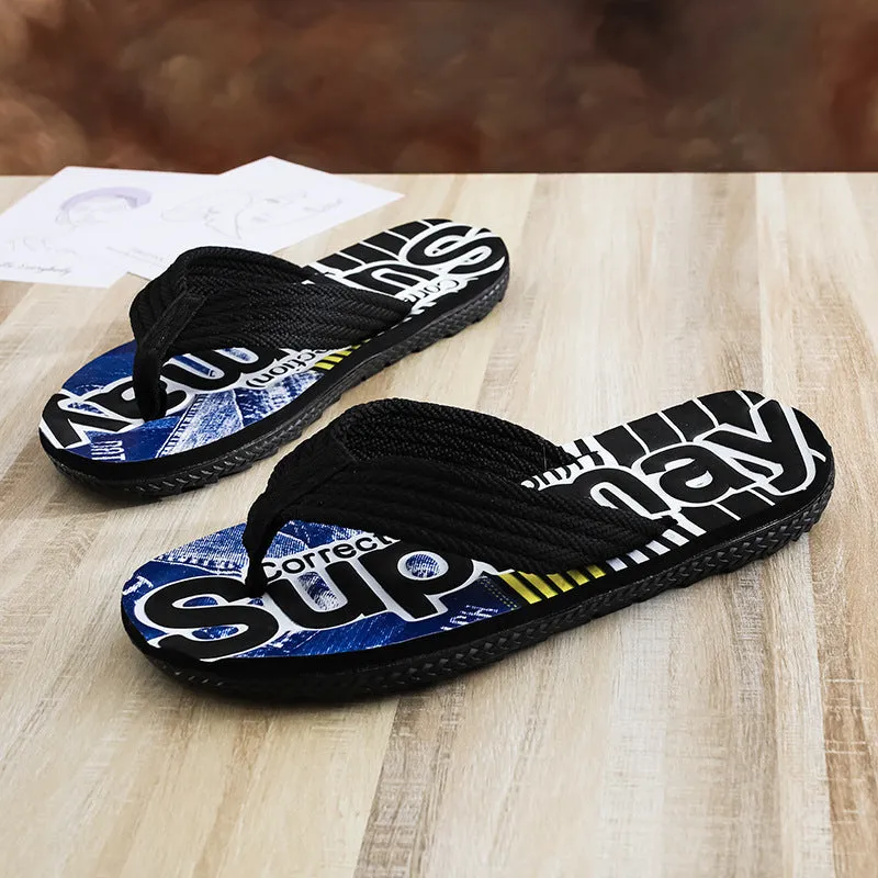 Men Beach Shoes Fashion Outerwear Beach Slippers Men