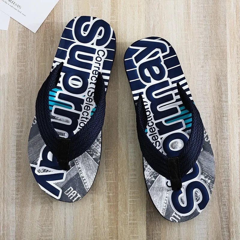 Men Beach Shoes Fashion Outerwear Beach Slippers Men