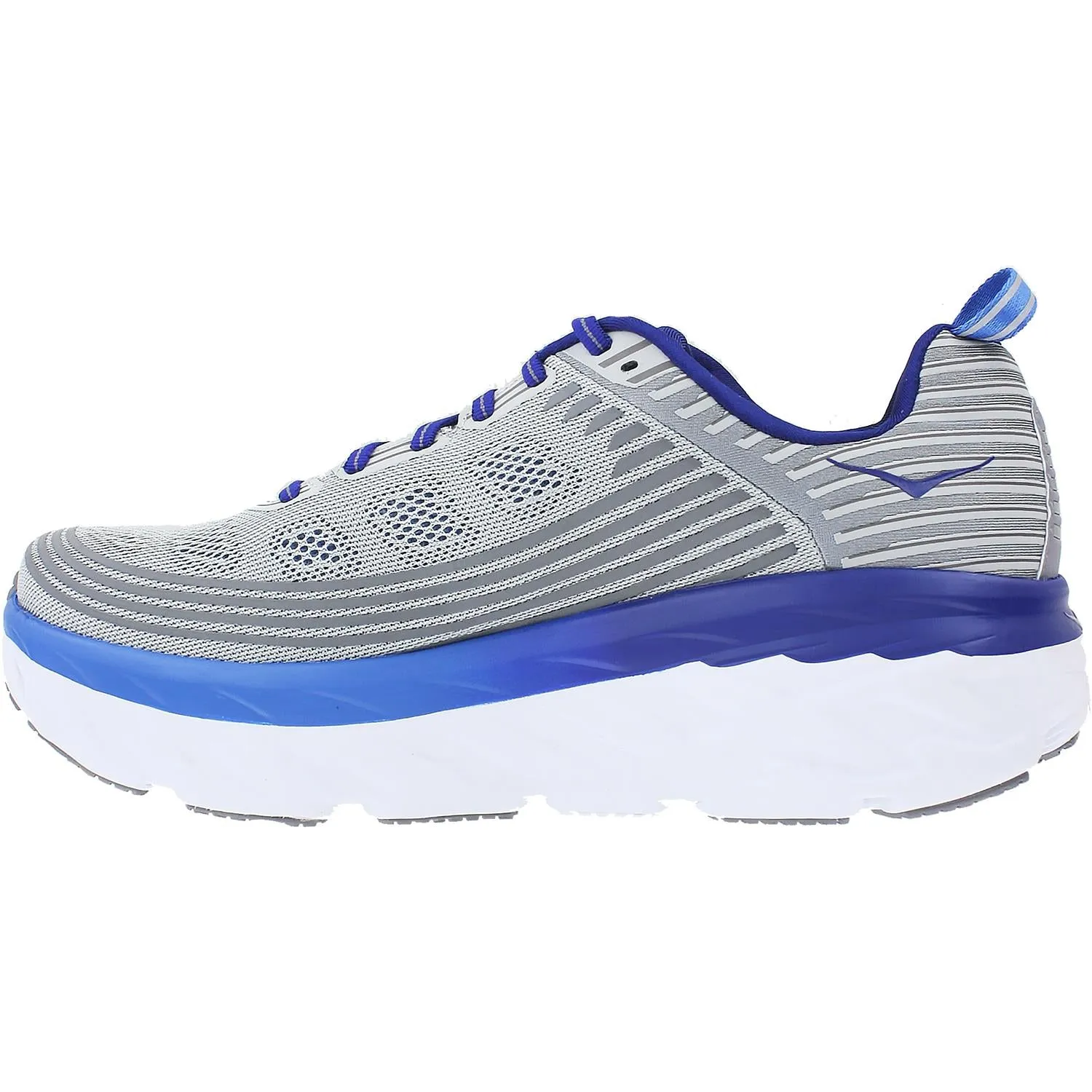 Men's Hoka One One Bondi 6 Vapor Blue/Frost Gray Mesh