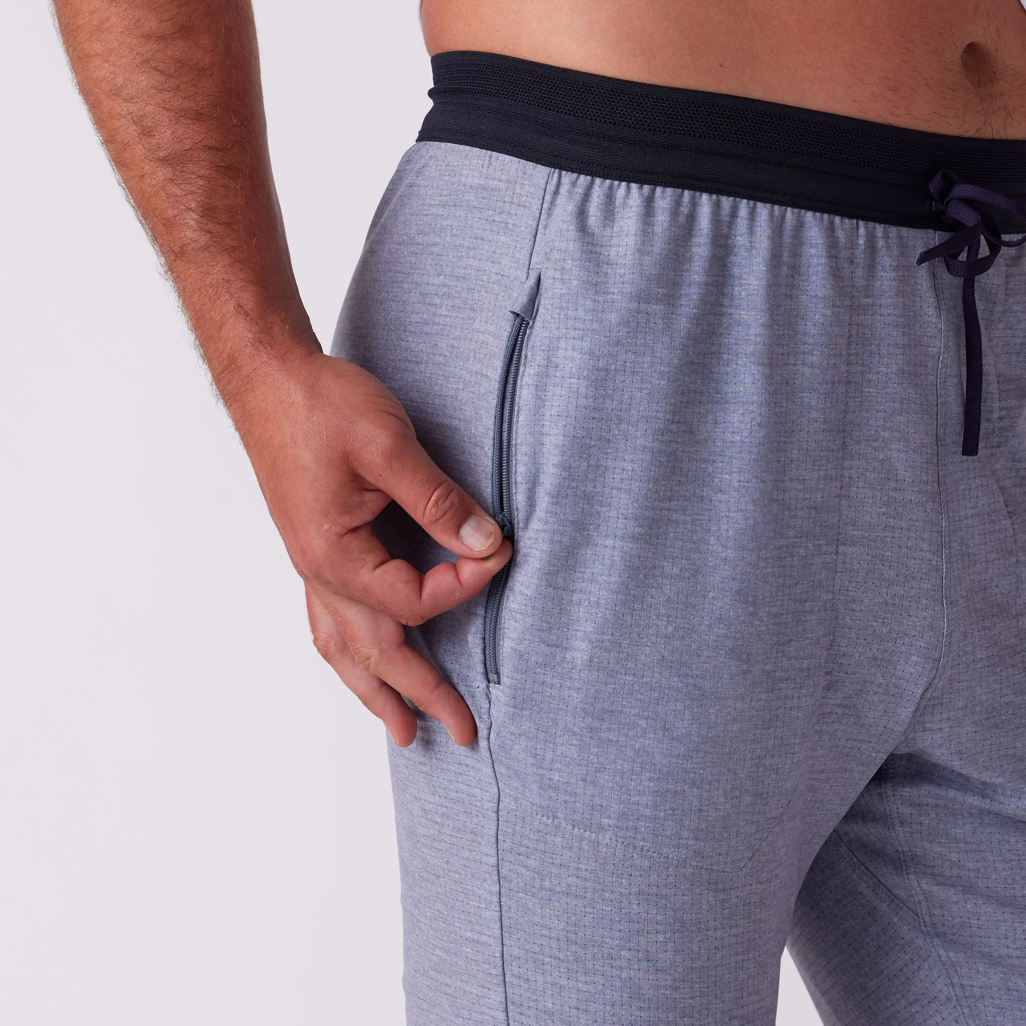 Men's Jet Run Pant   - Heather Grey