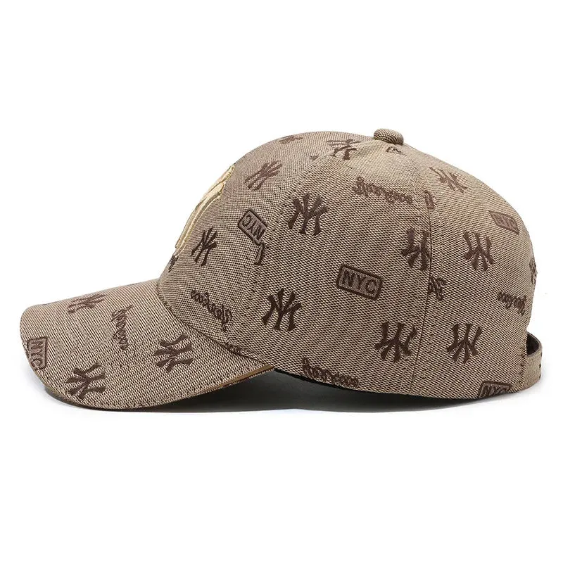 MY Embroidery Letter Baseball Cap Hip Hop Snapback Hat