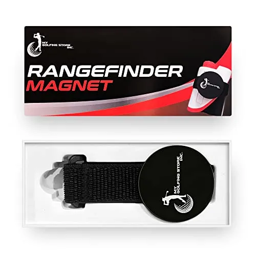 My Golfing Store Magnet for Eagle Eye Golf Rangefinder - Magnetic Holder with Adjustable Straps - Easy to Use, Stylish and Durable - Golf Range Finders and Accessories for Men and Women