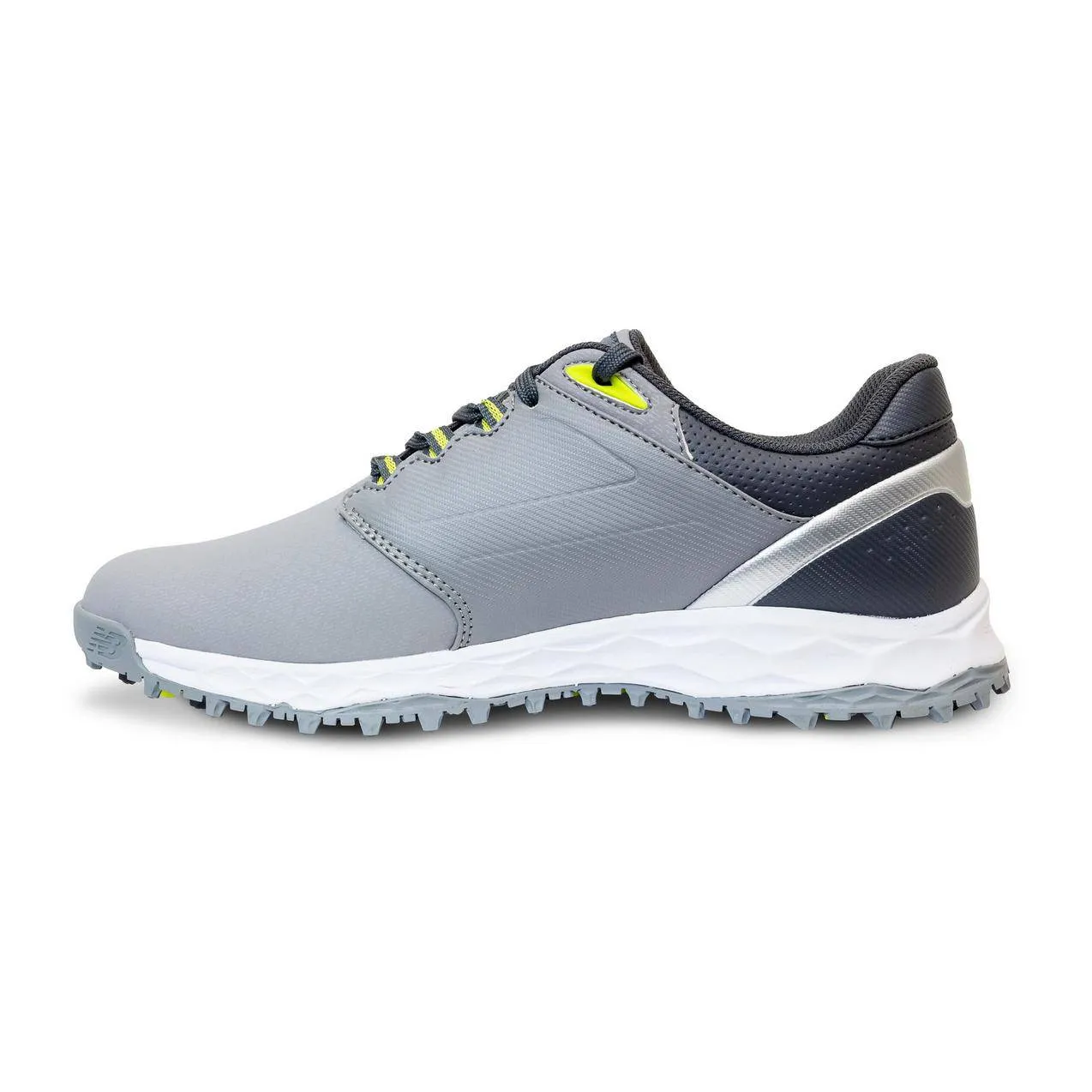 New Balance Mens Fresh Foam Elevate SL Golf Shoe - GREY / YELLOW