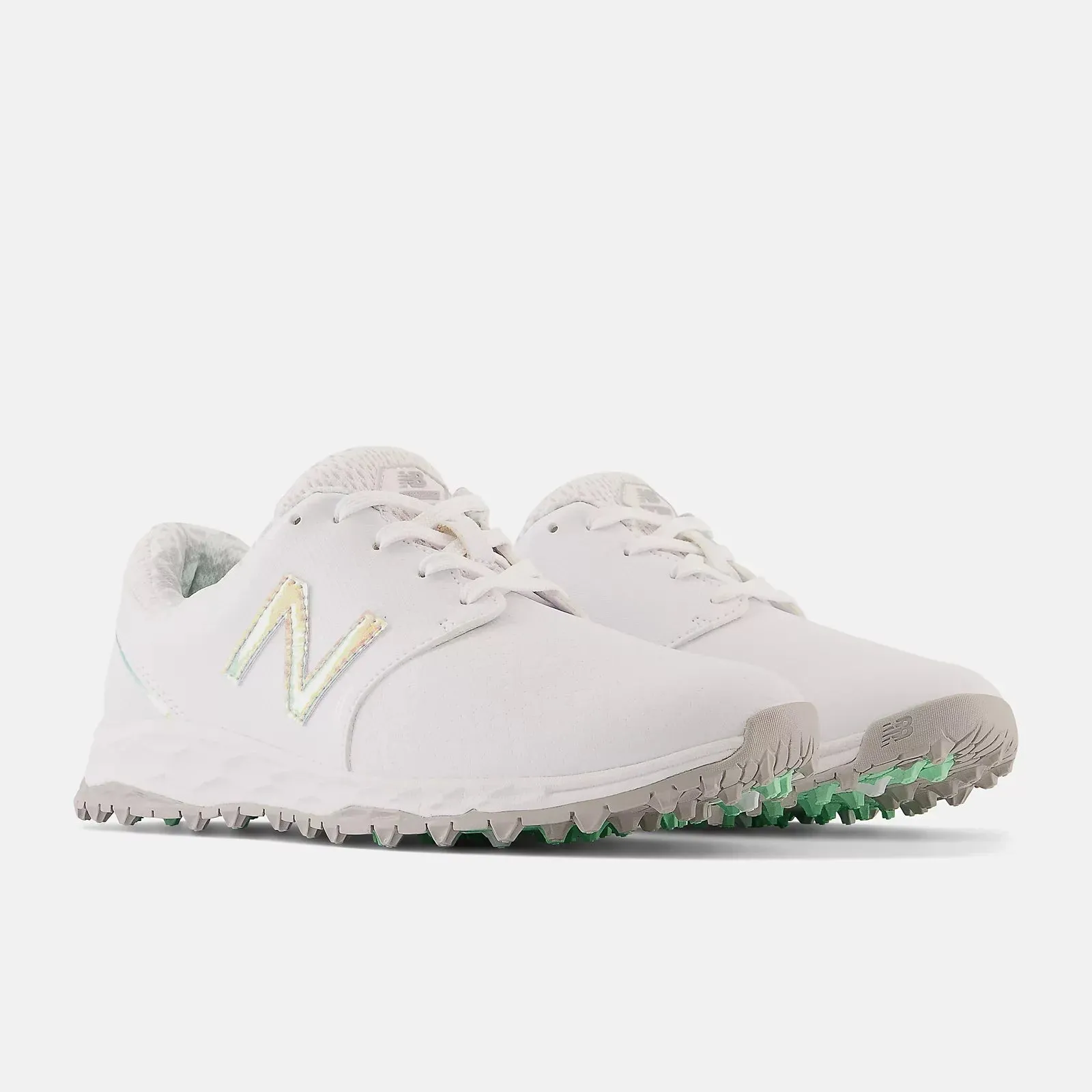 New Balance Womens Fresh Foam Breathe Golf Shoe - WHITE MULTI