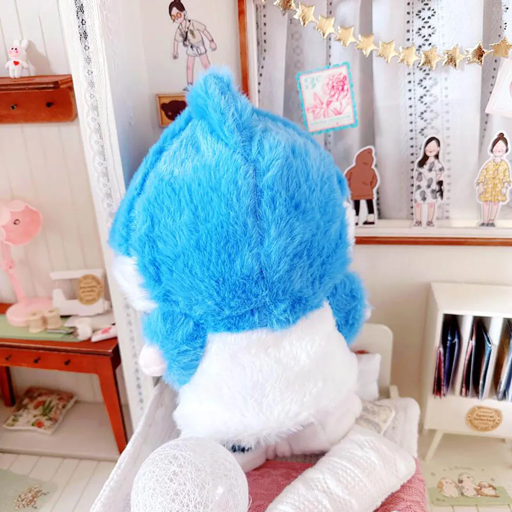 niannyyhouse 20cm Plush Doll Clothes Shark Dinosaur Fox Cat Jacket Hoodie Shoes 8in Doll Accessories Dress Up