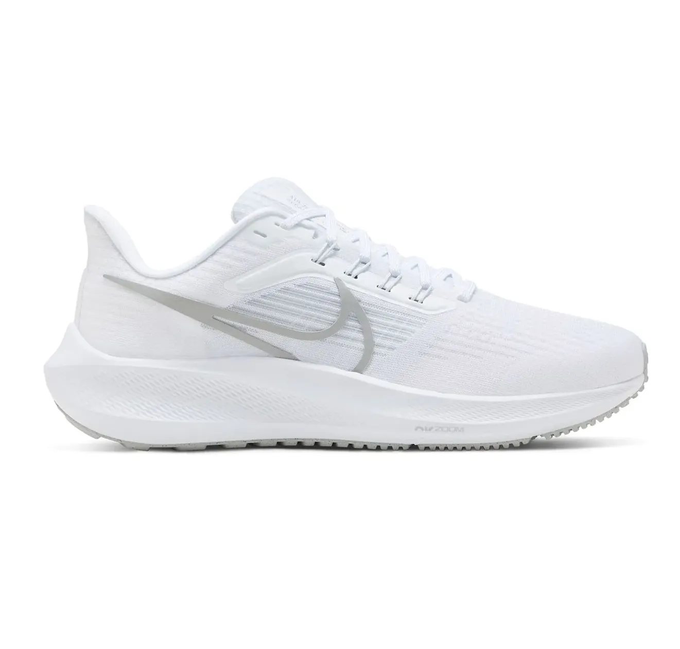 Nike Women's Air Zoom Pegasus 39 Shoes - White / Metallic Silver / Pure Platinum / Grey Fog