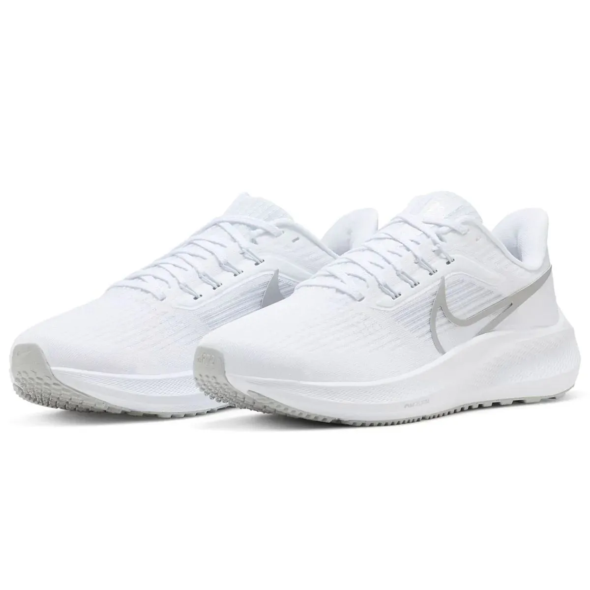 Nike Women's Air Zoom Pegasus 39 Shoes - White / Metallic Silver / Pure Platinum / Grey Fog