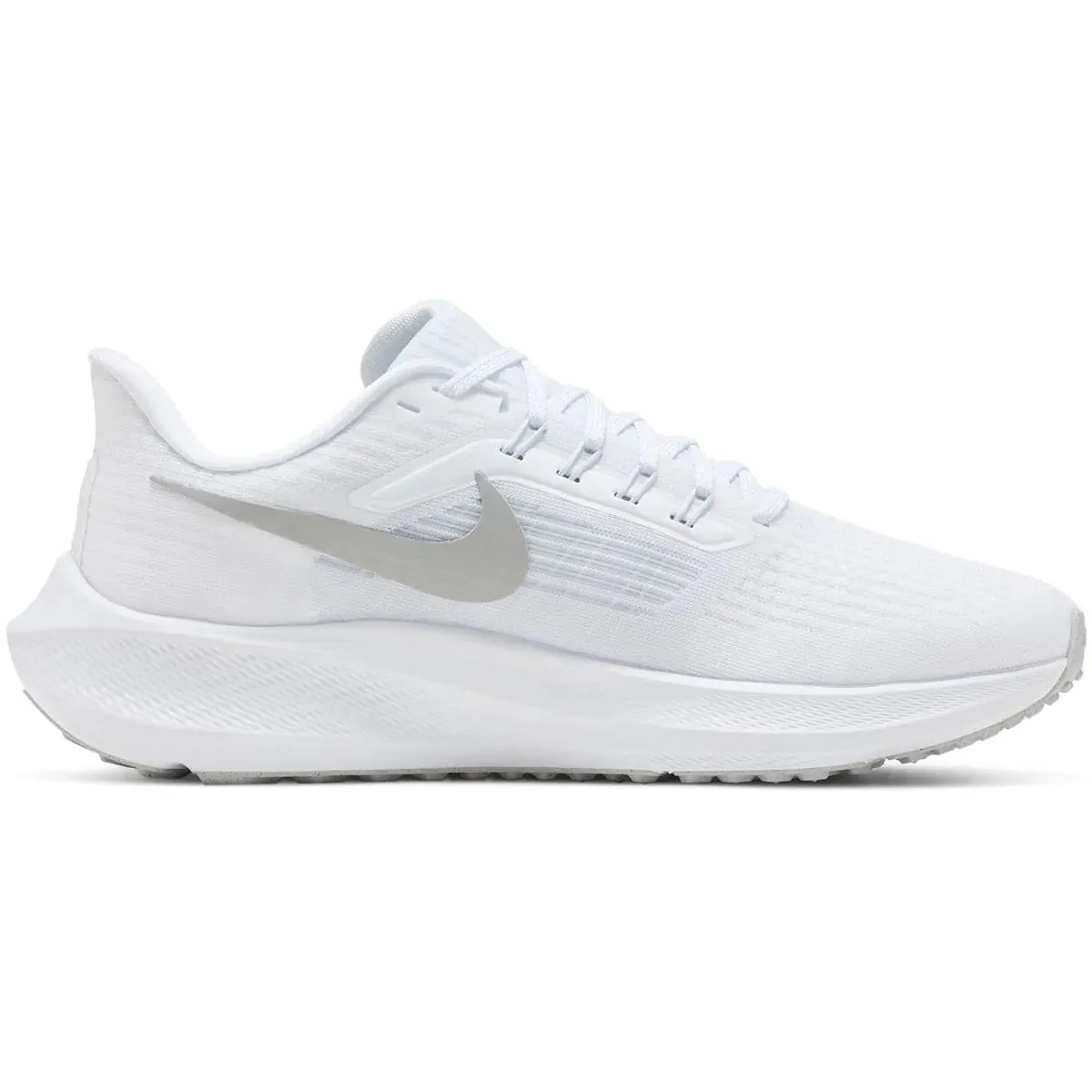 Nike Women's Air Zoom Pegasus 39 Shoes - White / Metallic Silver / Pure Platinum / Grey Fog