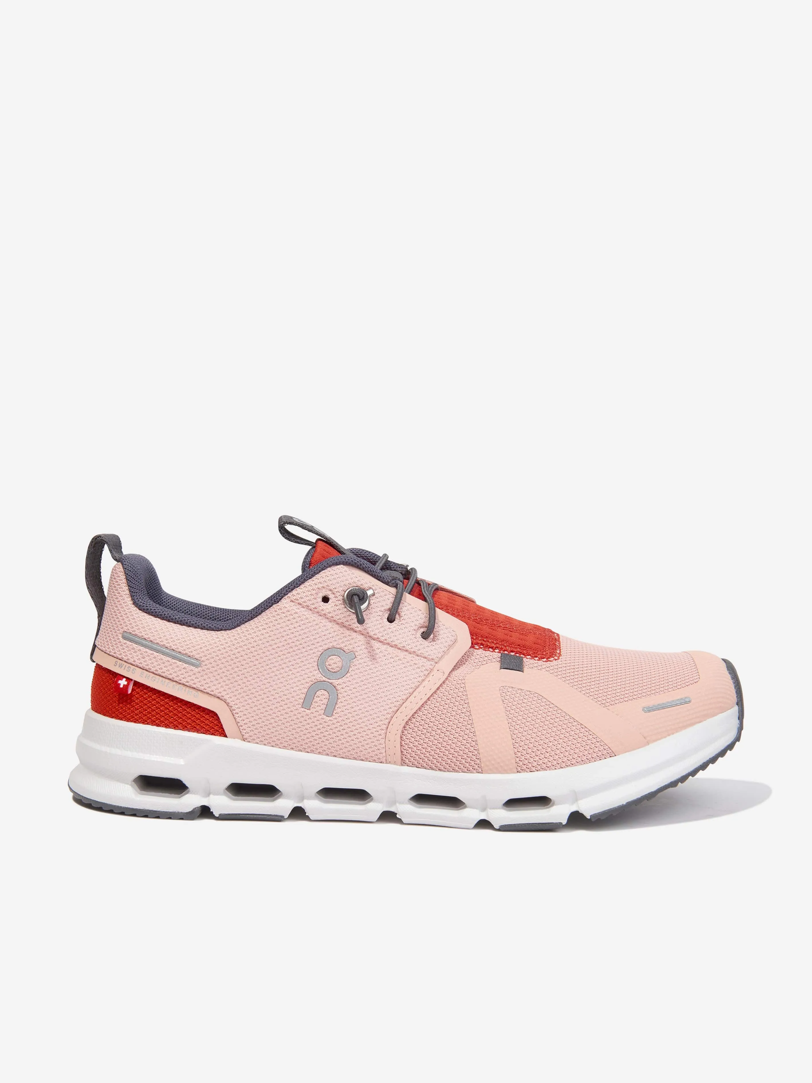 On Running Kids Cloud Sky Trainers in Pink