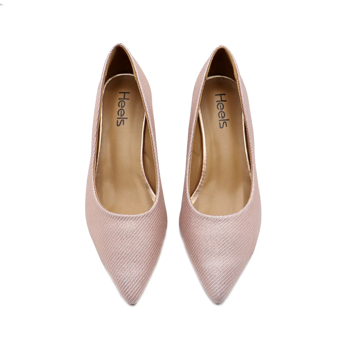 Peach Fancy Court Shoes 087119