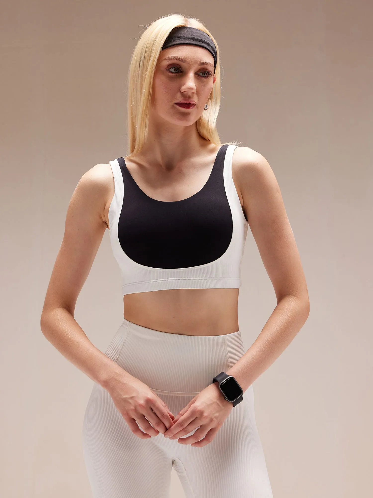 Porcelain Curve It Right Sports Bra