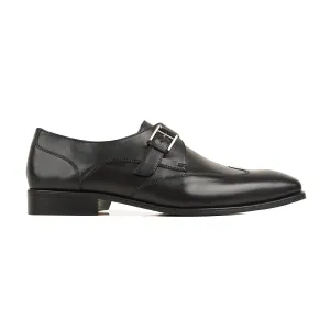 Porsche - Men's Black Calf Leather Single Monkstrap