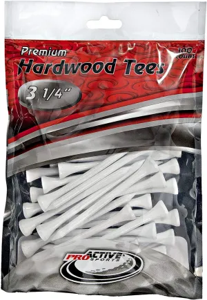 Premium Hardwood Golf Tees - 3.25"