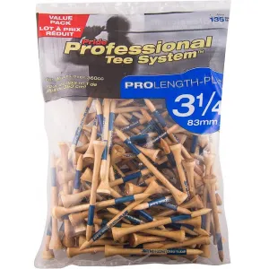 Pride PTS ProLength Wood Golf Tees - 3.25"