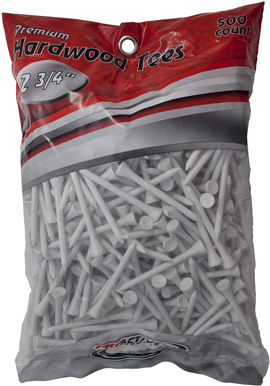 ProActive Premium Sports Hardwood Golf Tees 2.75" 500 count