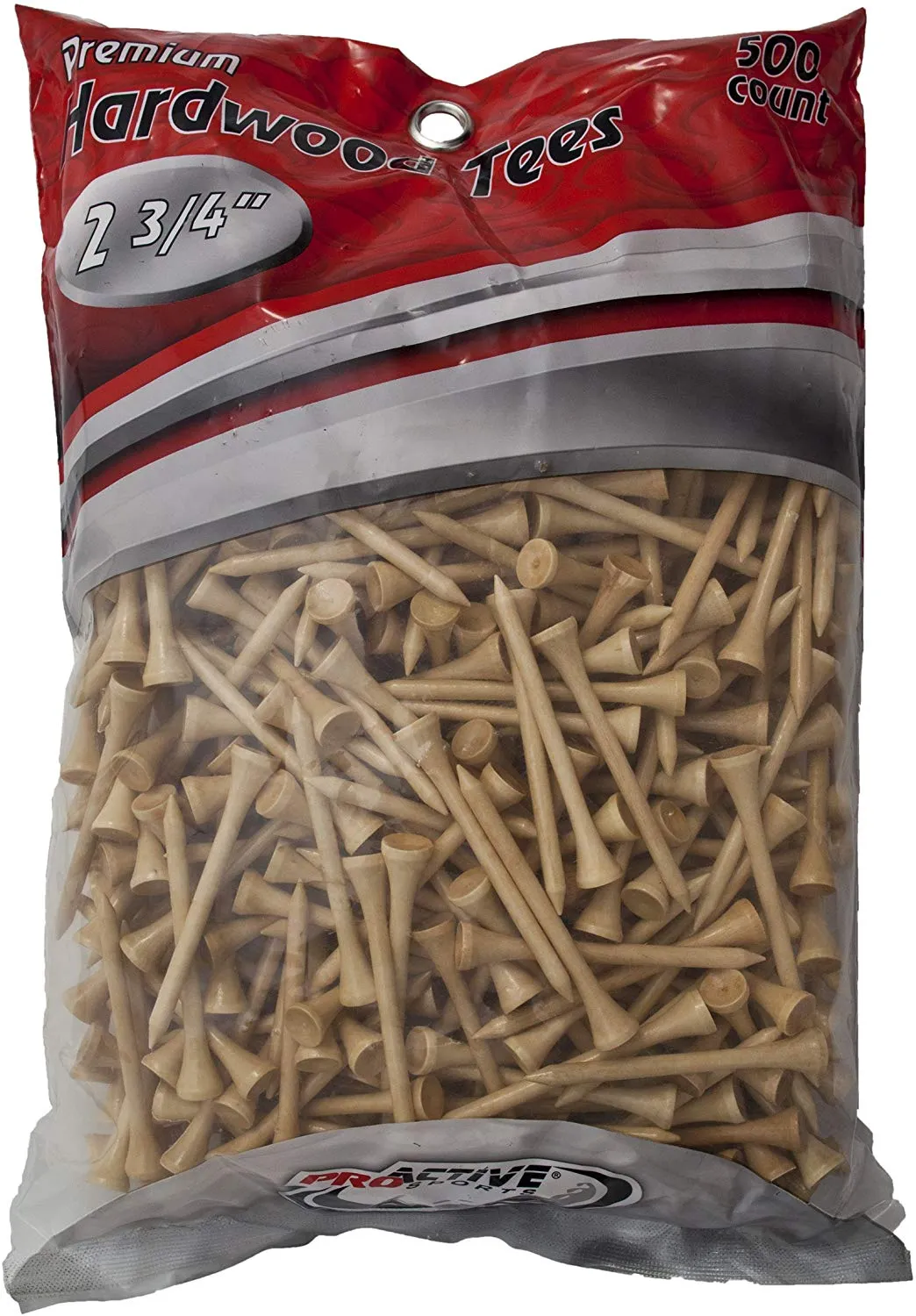 ProActive Premium Sports Hardwood Golf Tees 2.75" 500 count