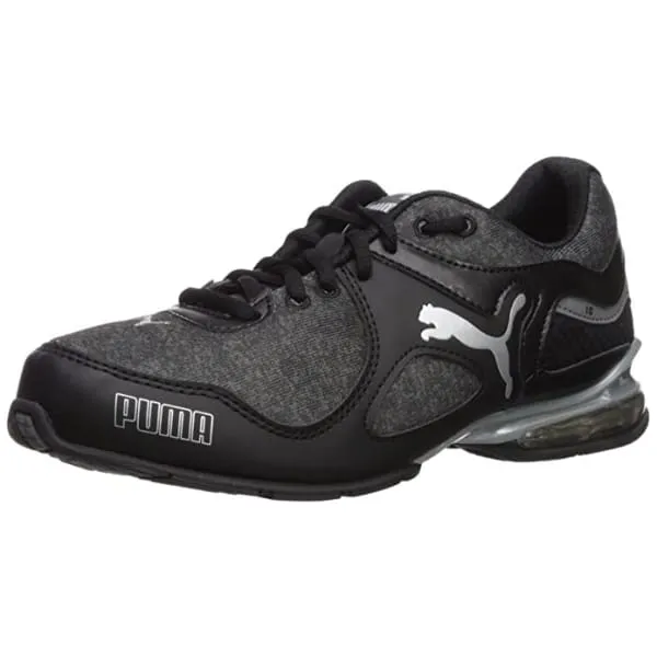 Puma Cell Riaz Women’s Athletic Running Shoes Black Steel Gray