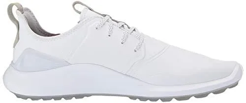 Puma Golf Men's Ignite Nxt Pro Golf Shoe White-Puma Silver-Gray Violet, 9.5 M US