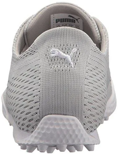 PUMA Golf Women's Monolite Cat Woven Golf Shoe Glacier Gray, 10.5 Medium US