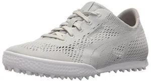 PUMA Golf Women's Monolite Cat Woven Golf Shoe, Glacier Gray, 6.5 Medium US