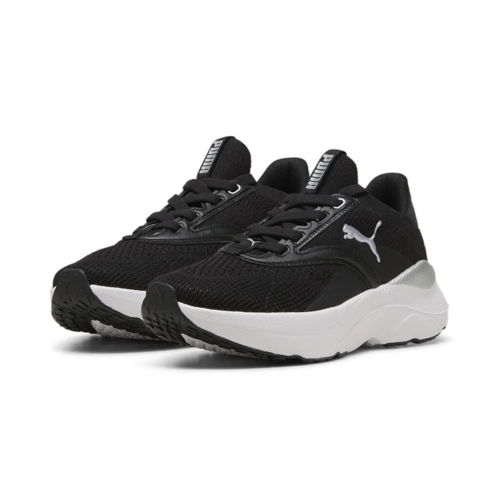 PUMA Softride Mayve Jr Shoe - Black/White - Youth - Kids